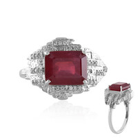 Anello in argento con Rubino Bemainty