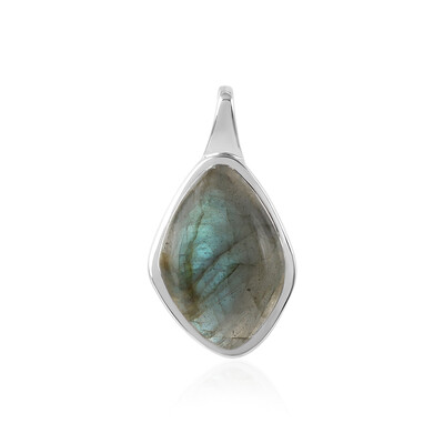 Ciondolo in argento con Labradorite Verde Maniry (KM by Juwelo)