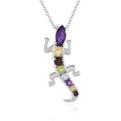 Collana in argento con Ametista Zambiana
