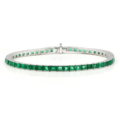 Bracciale in oro con Smeraldo Zambia AAA (Estée Collection)