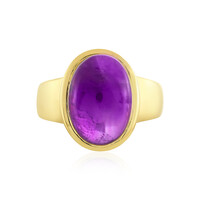 Anello in argento con Ametista Zambiana