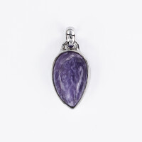 Ciondolo in argento con Charoite