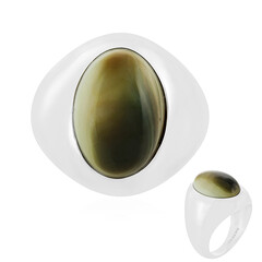 Anello in argento con Occhio di Shiva