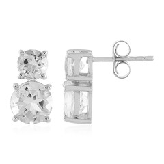 Orecchini in argento con Quarzo Bianco
