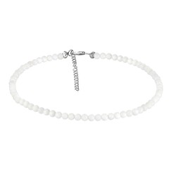 Collana in argento con Pietra di Luna Arcobaleno