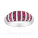 Anello in argento con Rubino della Birmania (Pallanova)