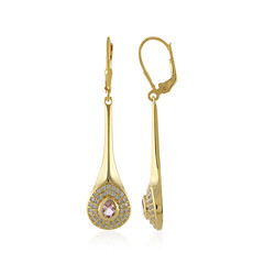 Orecchini in argento con Morganite