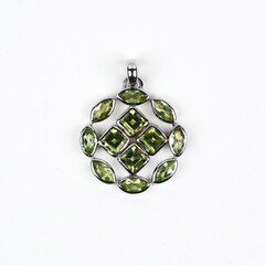 Ciondolo in argento con Peridoto