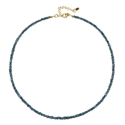 Collana in argento con Diamante Blu
