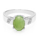 Anello in argento con Crisoprasio Imperiale