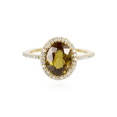 Anello in oro con Sfene (AMAYANI)