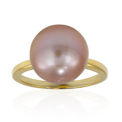 Anello in oro con Perla Ming Rosa Royal (TPC)