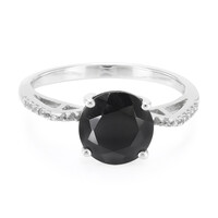 Anello in argento con Spinello Nero