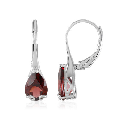 Orecchini in argento con Granato d’India