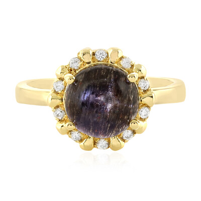 Anello in argento con Pietra del Sole Occhio di Gatto