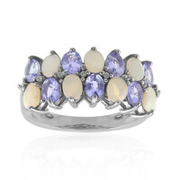 Anello in argento con Opale di Welo