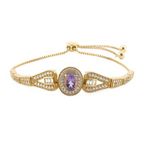 Bracciale in argento con Ametista