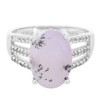 Anello in argento con Agata Dendritica