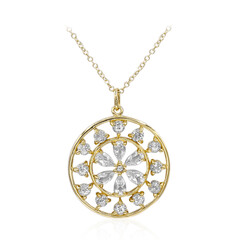 Collana in argento con Topazio Bianco
