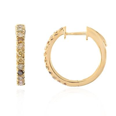 Orecchini in oro con Diamante Fancy SI2 (CIRARI)