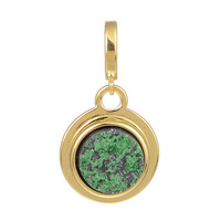 Ciondolo in argento con Uvarovite
