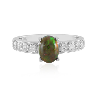 Anello in argento con Opale Mezezo