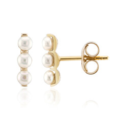 Orecchini in argento con Perla d'Acqua Dolce Bianca