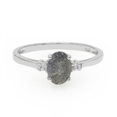 Anello in argento con Labradorite