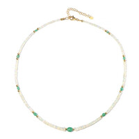 Collana in argento con Smeraldo Zambia