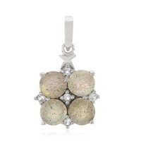 Ciondolo in argento con Spectrolite