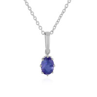 Collana in argento con Tanzanite AAA