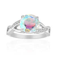 Anello in argento con Quarzo Moonlight