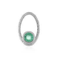 Ciondolo in argento con Smeraldo Russo