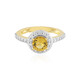 Anello in argento con Berillo Giallo