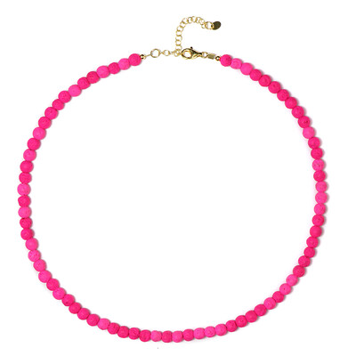 Collana in argento con Lava Rosa