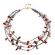 Collana in argento con Agata Lace Rossa (Riya)