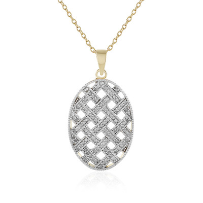 Collana in argento con Diamante I3 (I)