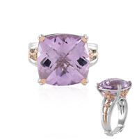 Anello in argento con Ametista Rose de France (Dallas Prince Designs)