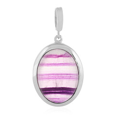 Ciondolo in argento con Fluorite