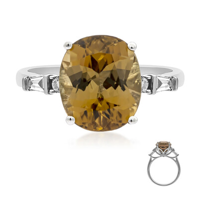 Anello in oro con Tormalina Neon del Congo (CIRARI)