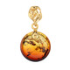 Ciondolo in argento con Ambra Sunrise Baltica (dagen)