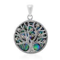Ciondolo in argento con Conchiglia Abalone (Art of Nature)