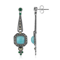 Orecchini in argento con Amazzonite (Annette classic)