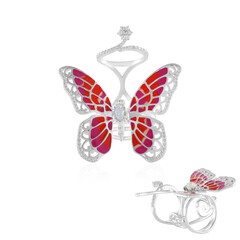 Anello in argento con Opale di Welo (Dallas Prince Designs)
