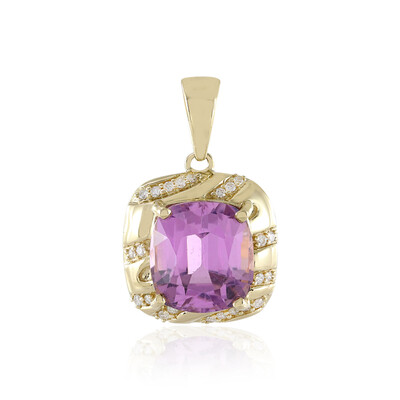 Ciondolo in oro con Kunzite Patroke (de Melo)