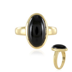 Anello in argento con Onice Nero