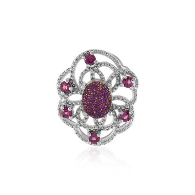 Ciondolo in argento con Agata Glitter Mistica