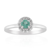 Anello in argento con Smeraldo Colombiano