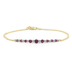 Bracciale in oro con Rodolite