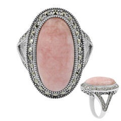 Anello in argento con Rodocrosite